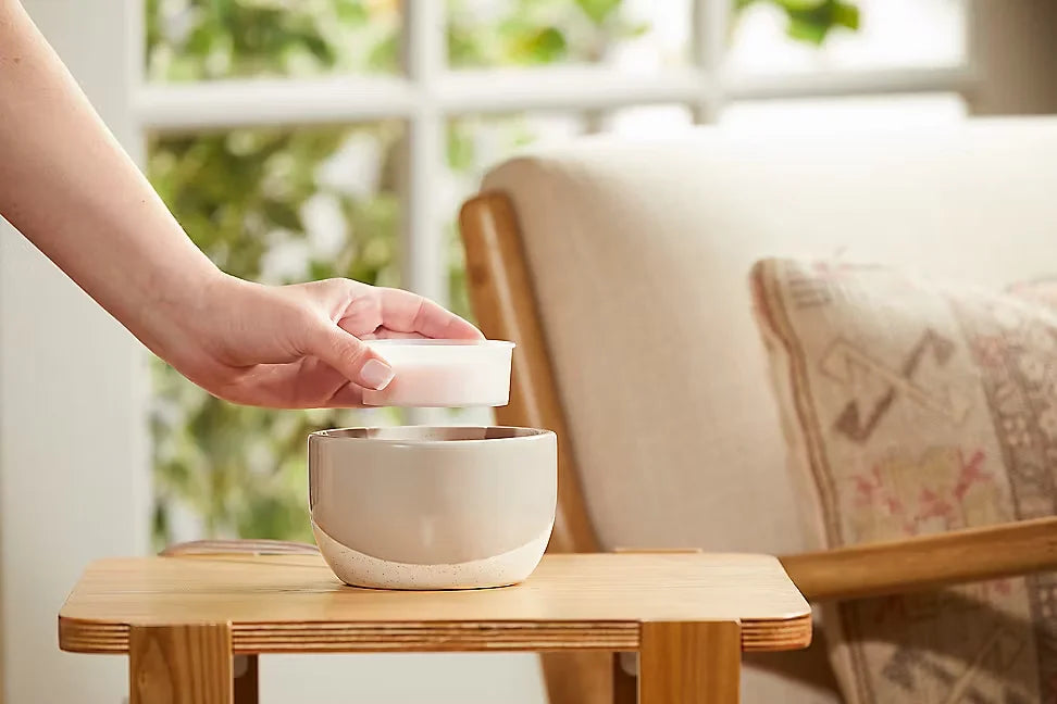 Ceramic Slanted Glaze Scenterpiece® MeltCup Warmer