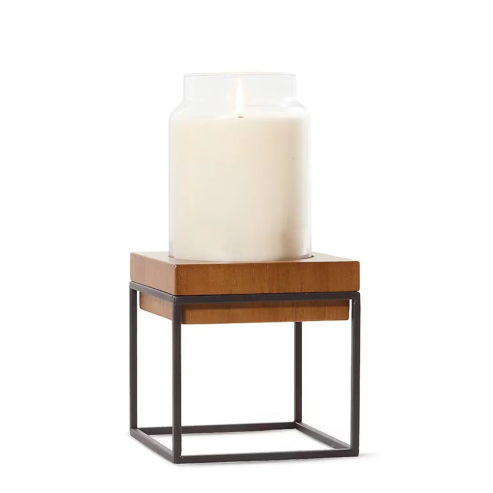 Black Edge Candle Pedestal