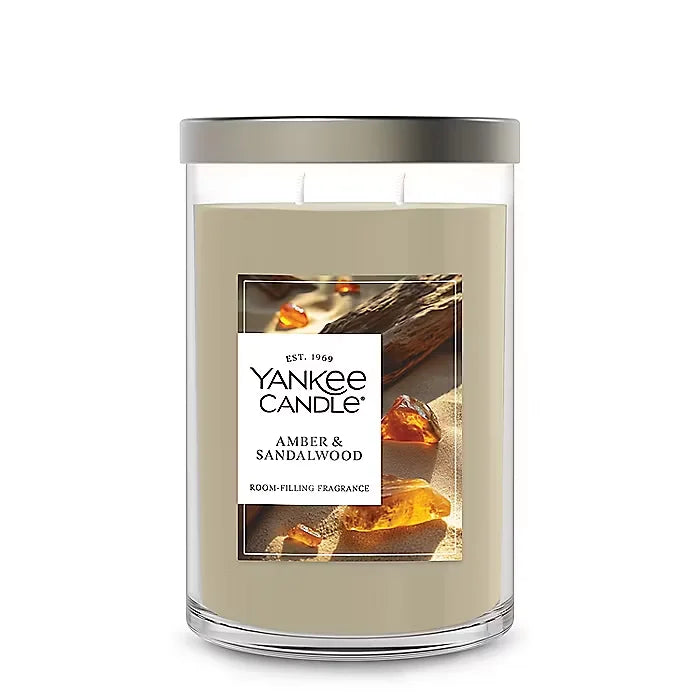Amber & Sandalwood 3-Wick Candle