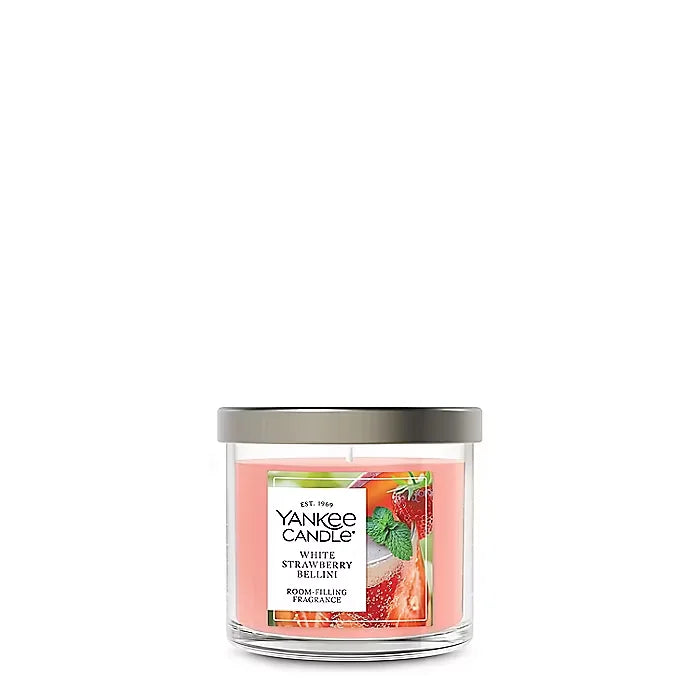 White Strawberry Bellini Scented Tea Light Candles