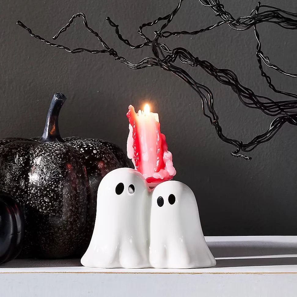 Ghosts Taper Candle Holder