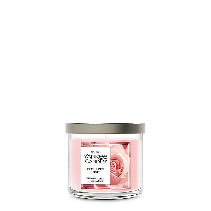Fresh Cut Roses Mini Candle