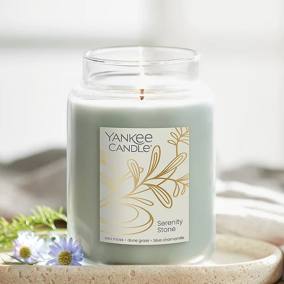 Serenity Stone Original Large Jar Candle