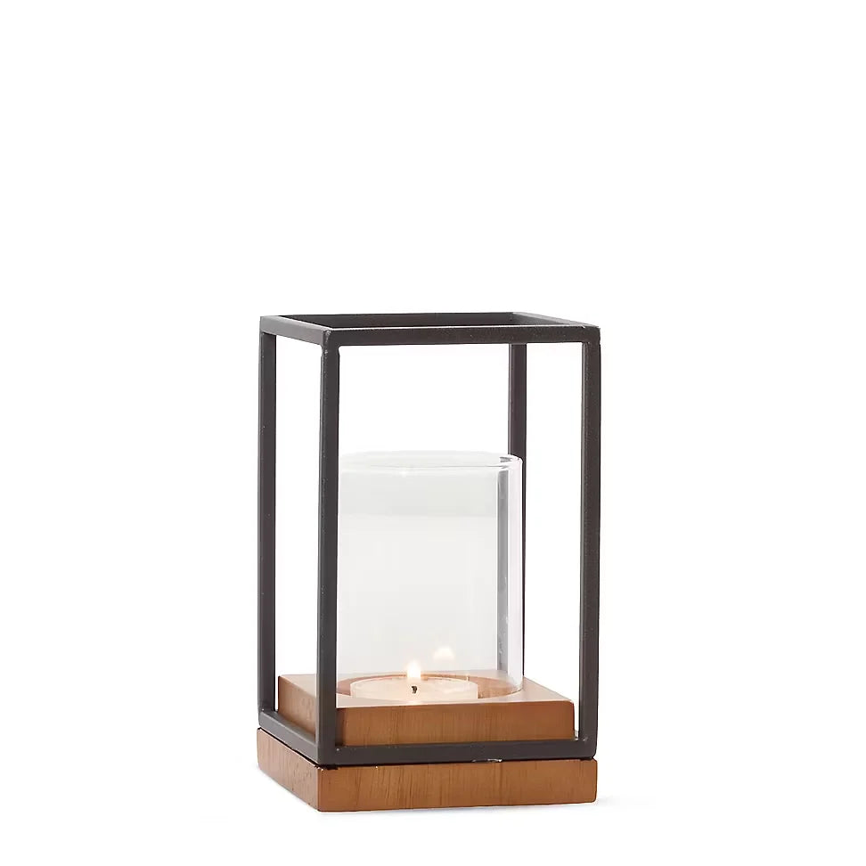 Black Edge Tea Light Candle Holder