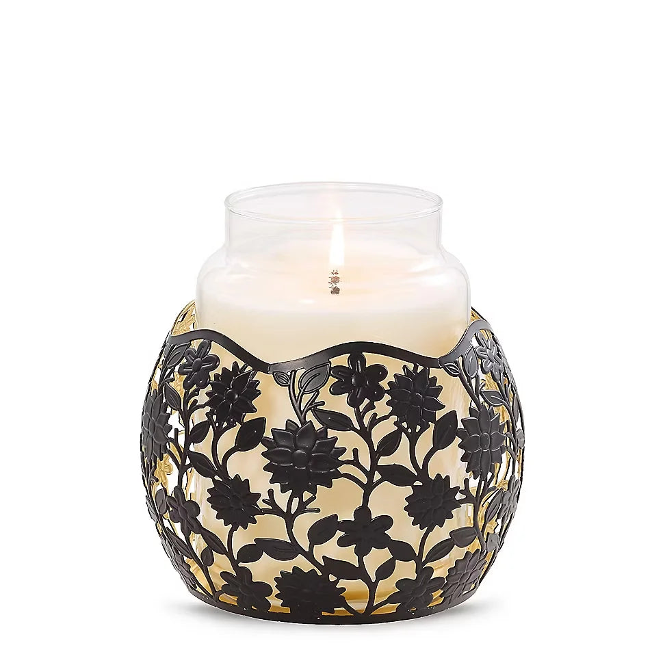 Sunlight Petals Jar Candle Holder