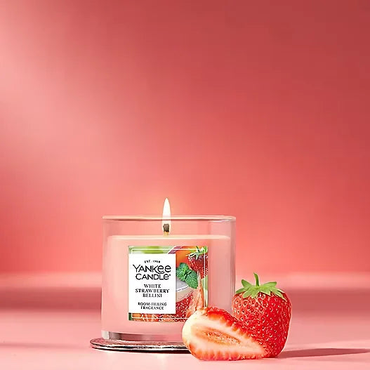 White Strawberry Bellini Scented Tea Light Candles