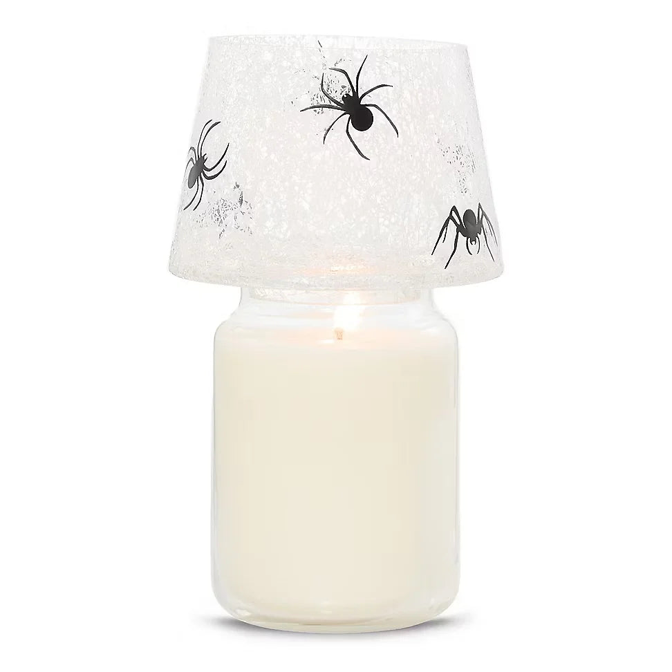 Spider Web Jar Candle Shade