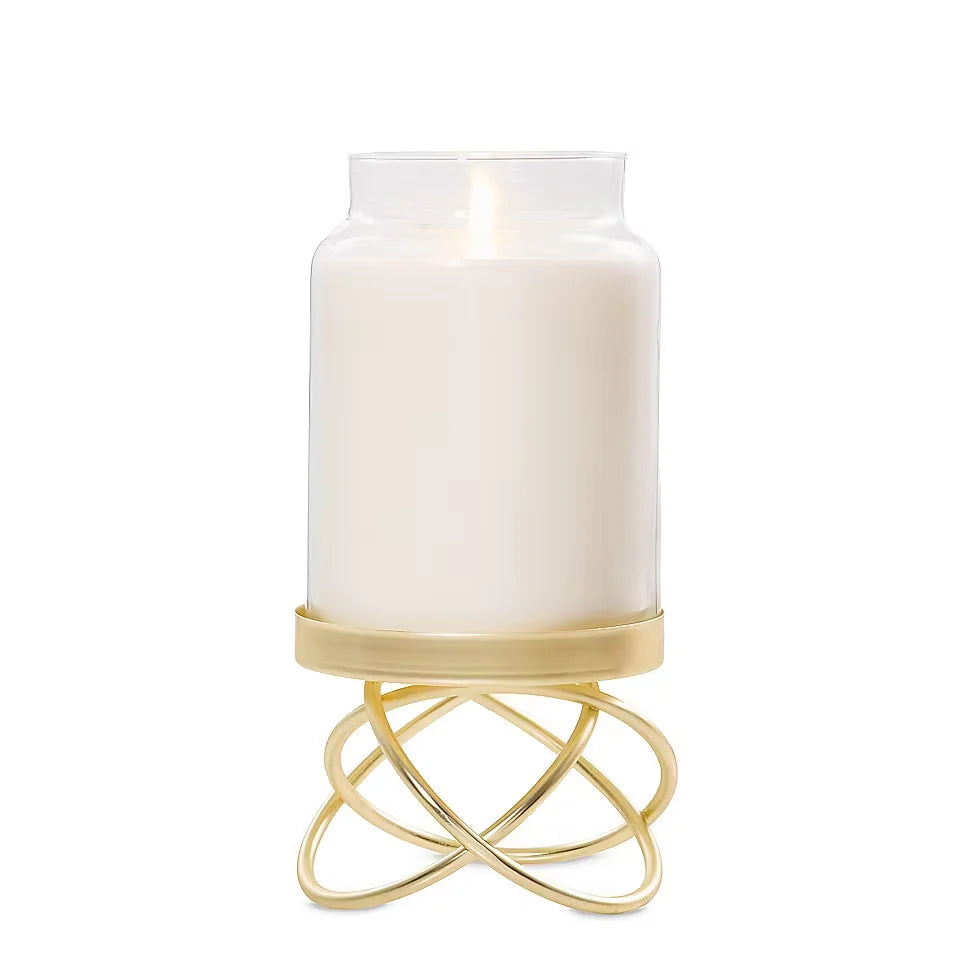 Golden Halo Candle Pedestal