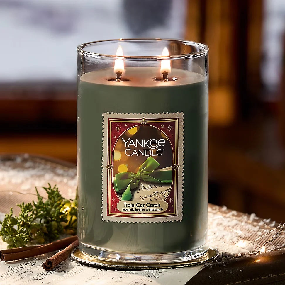 Train Car Carols Large Tumbler Candle