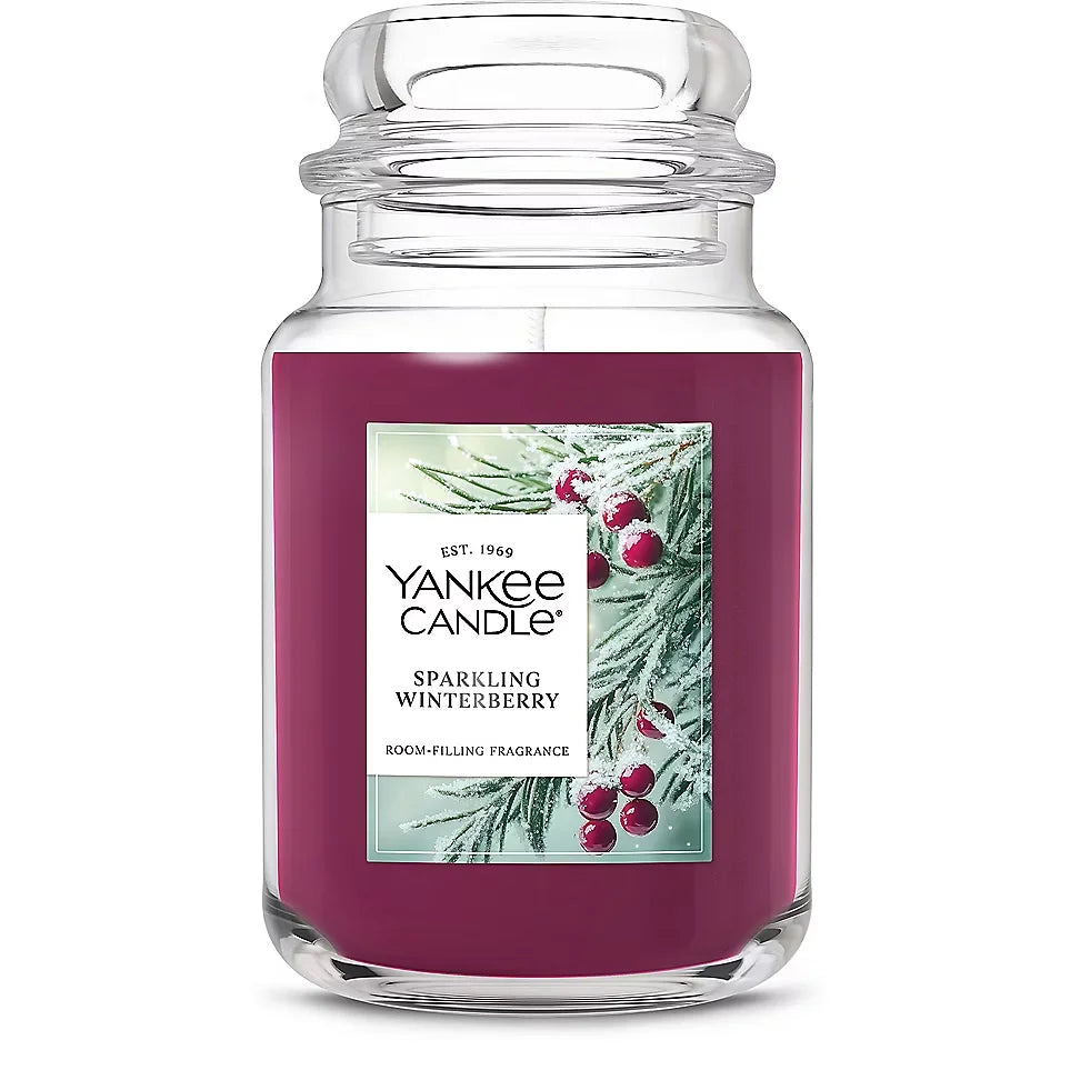 Sparkling Winterberry Original Large Jar Candle