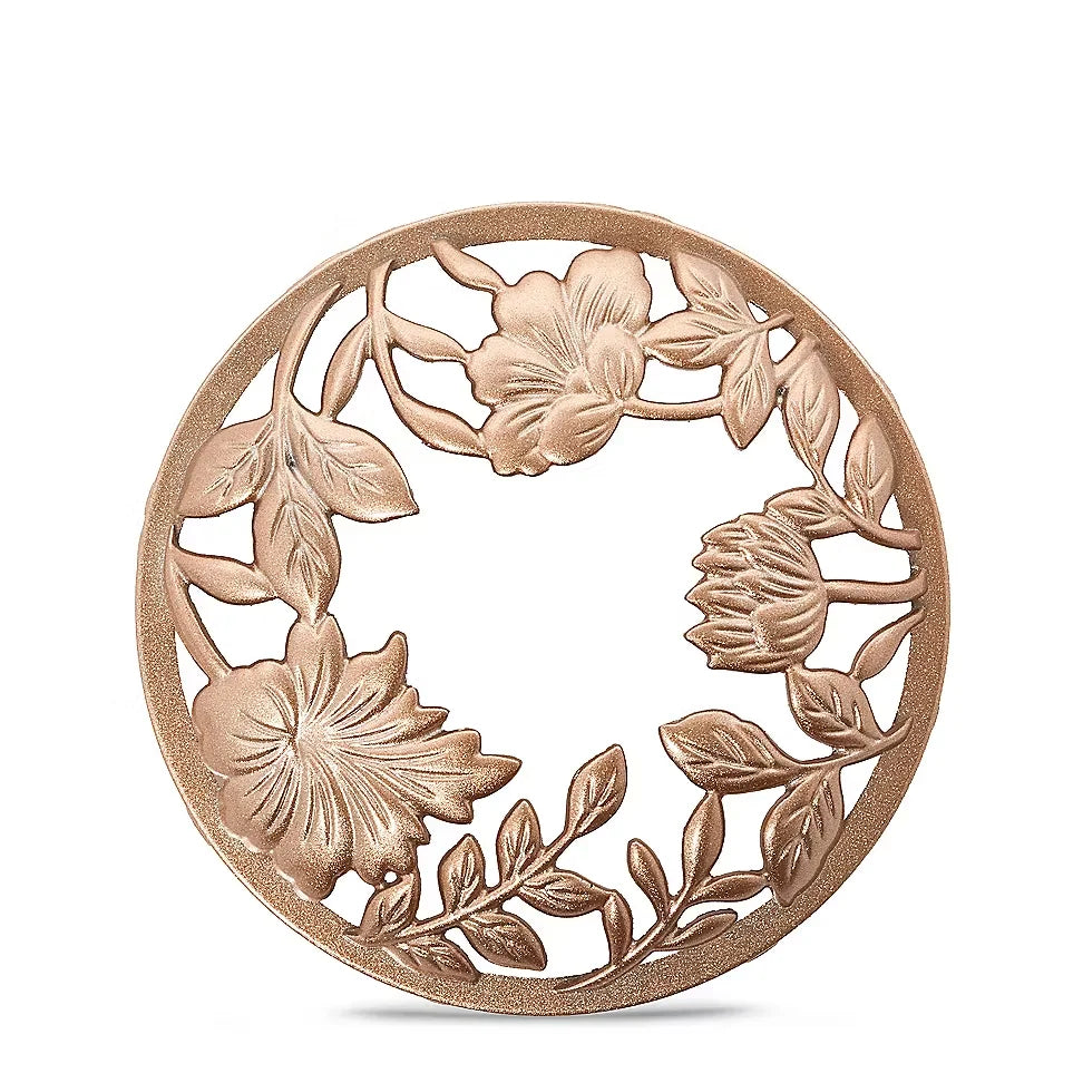 Floral Etch Illuma-Lid® Jar Candle Topper
