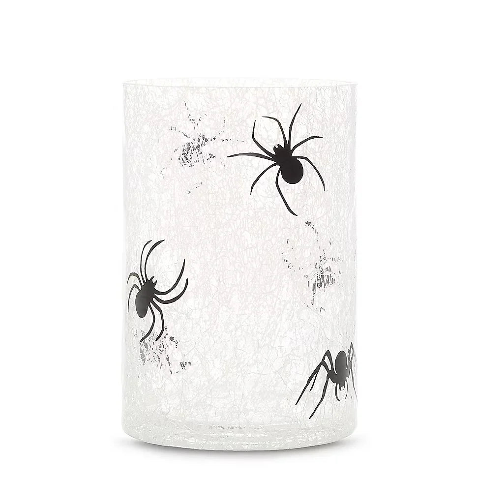 Spider Web Jar Candle Holder