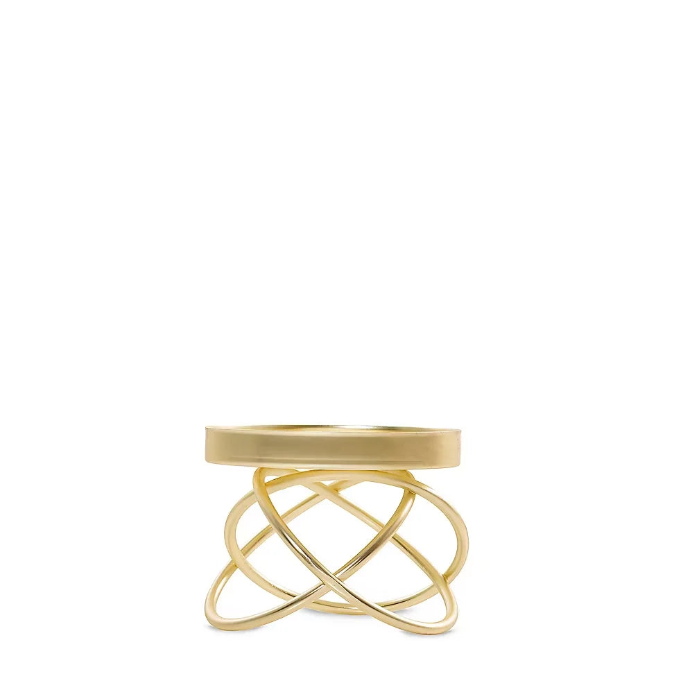 Golden Halo Candle Pedestal